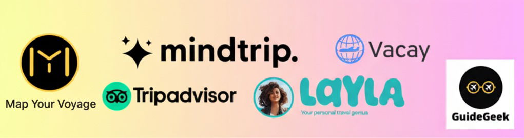 Best AI powered Apps to Build Customized Travel Itineraries in 2025