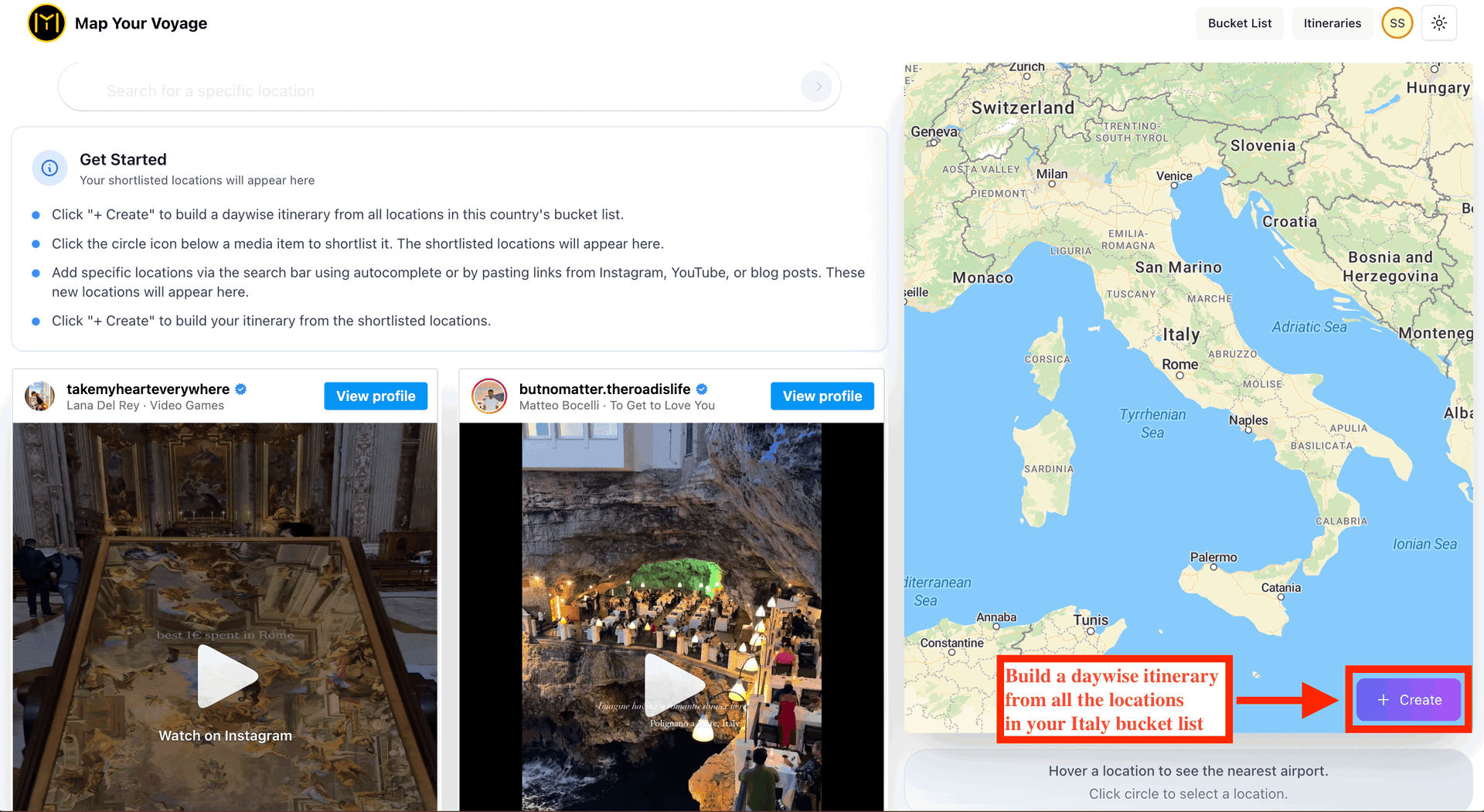 Step 4: Build Your Trip in a Click