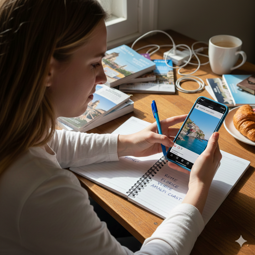 Manual itinerary planning nightmare compared to automated solution